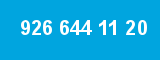 926 644 11 20